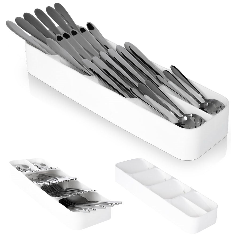 Spacious and durable cutlery box with smart design