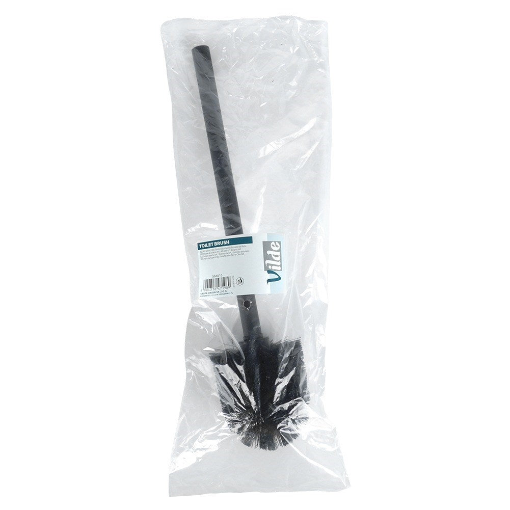 Spare brush for toilet cleaning, black, universal and convenient