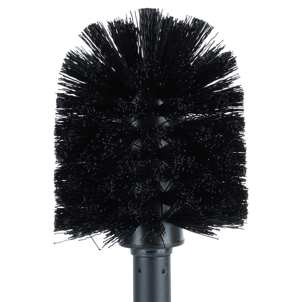Spare brush for toilet cleaning, black, universal and convenient