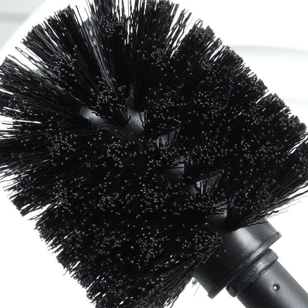Spare brush for toilet cleaning, black, universal and convenient