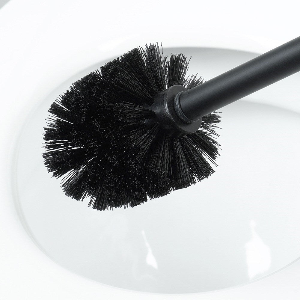 Spare brush for toilet cleaning, black, universal and convenient