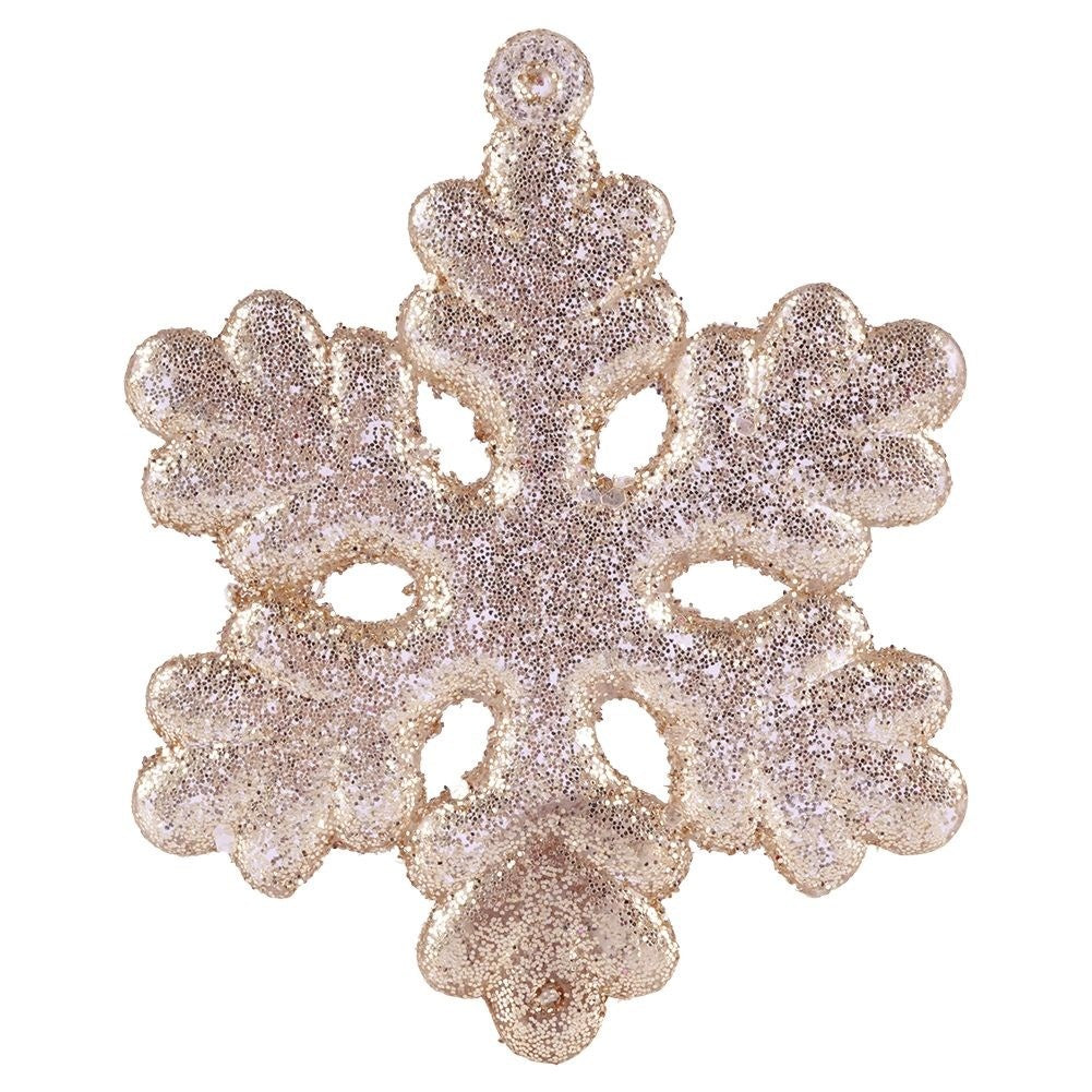 Sparkling snowflakes: 12 acrylic balls for elegant Christmas tree