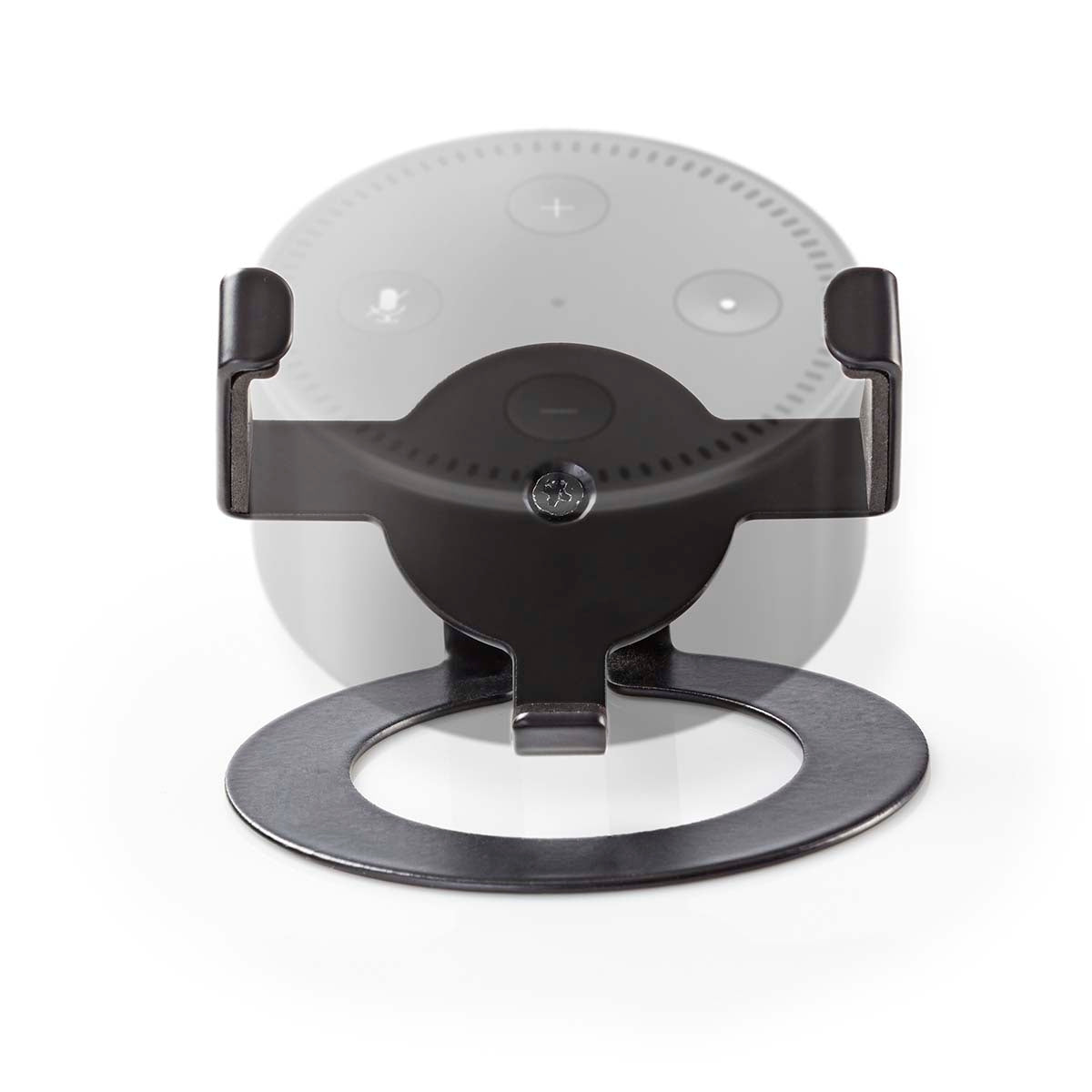 Speaker Bracket | Compatible with: Amazon Echo Dot | Desk | 1 kg | Fixed | Steel | Black