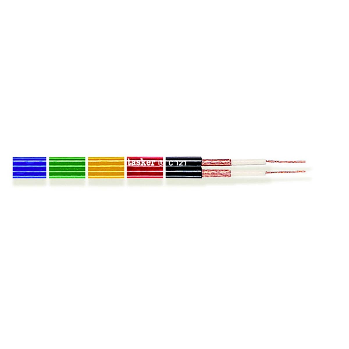 Speaker Cable, 2x 0.25 mm², 100 m, Black