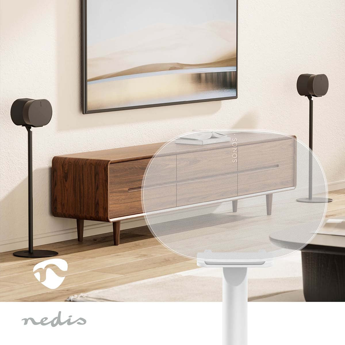 Speaker Mount | Compatible with: Sonos® Era300 | Stand | 5 kg | Fixed | ABS / Metal | White