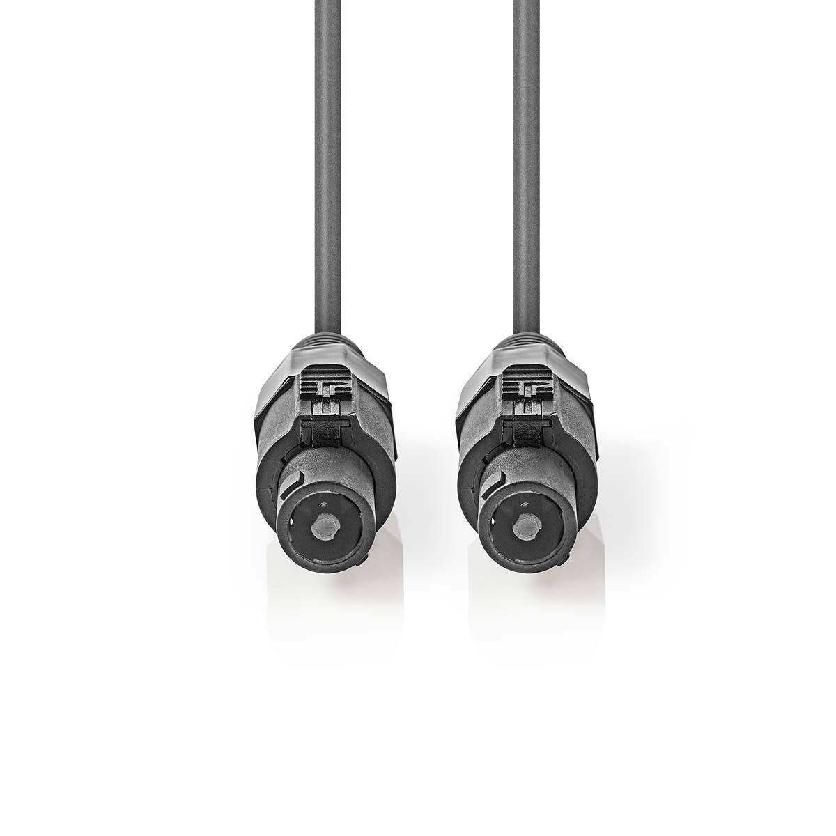 Speaker cable | 48 x 0.20 mm | Copper | 5.00 m | Round | PVC | Dark gray | Cardboard sleeve
