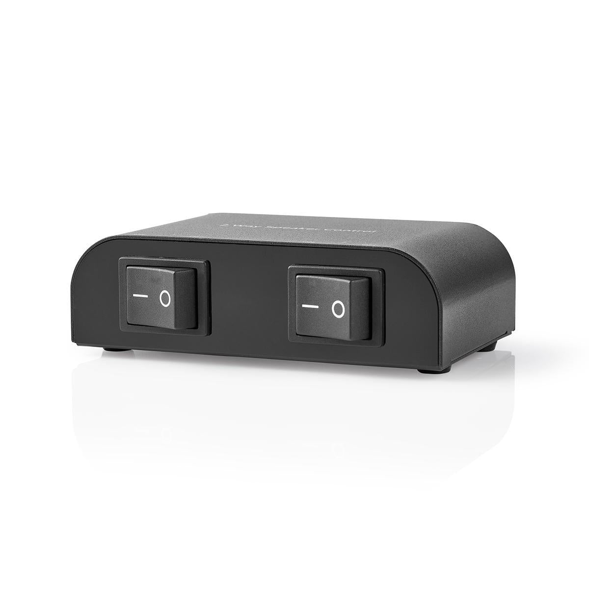 Speaker control box | 2-Port port(s) | Terminal screws | Speaker Impedance: 4-16 Ohm | Max load per Channel: 150 W | Aluminum | Black
