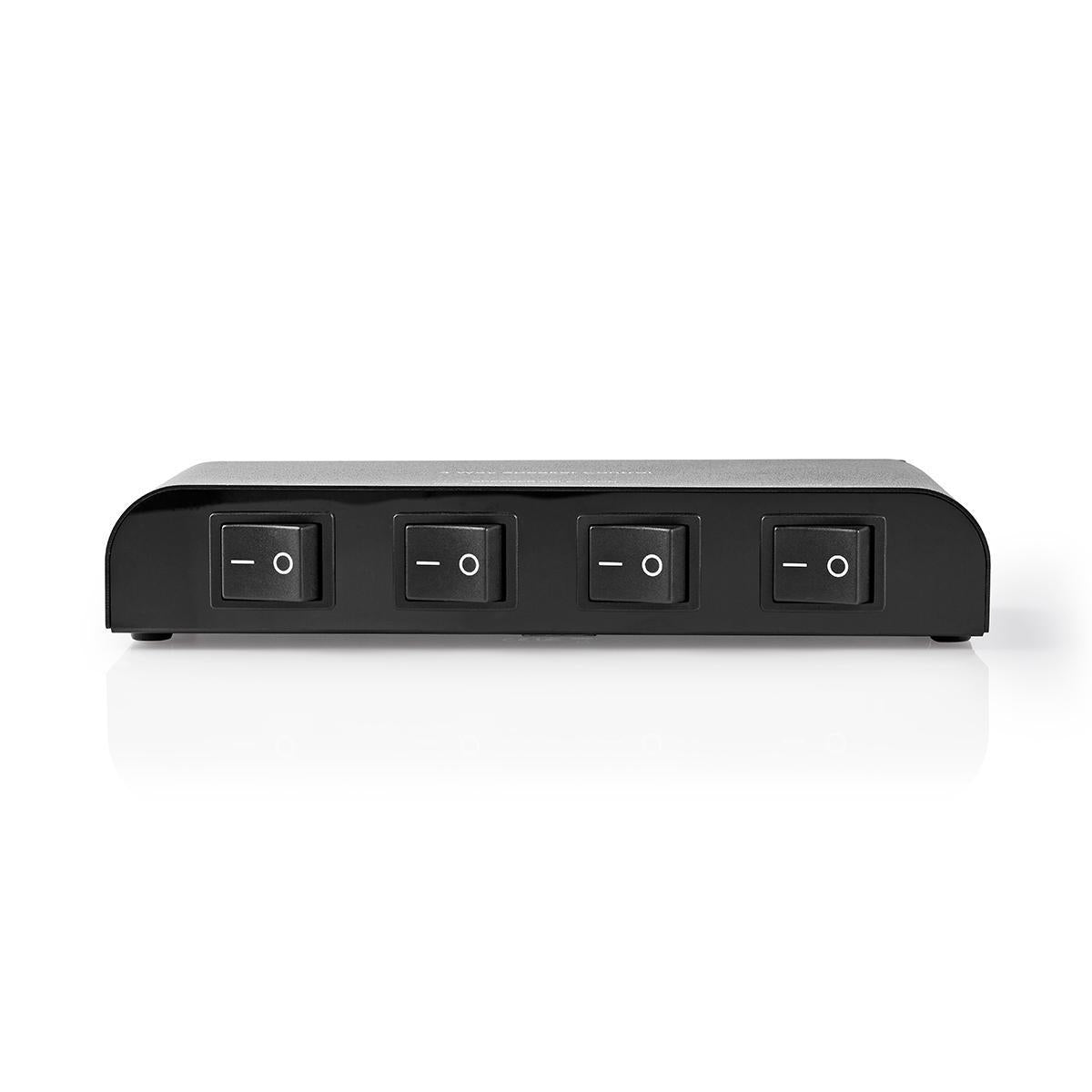 Speaker control box | 4-Port port(s) | Terminal screws | Speaker Impedance: 4-16 Ohm | Max load per Channel: 200 W | Aluminum | Black