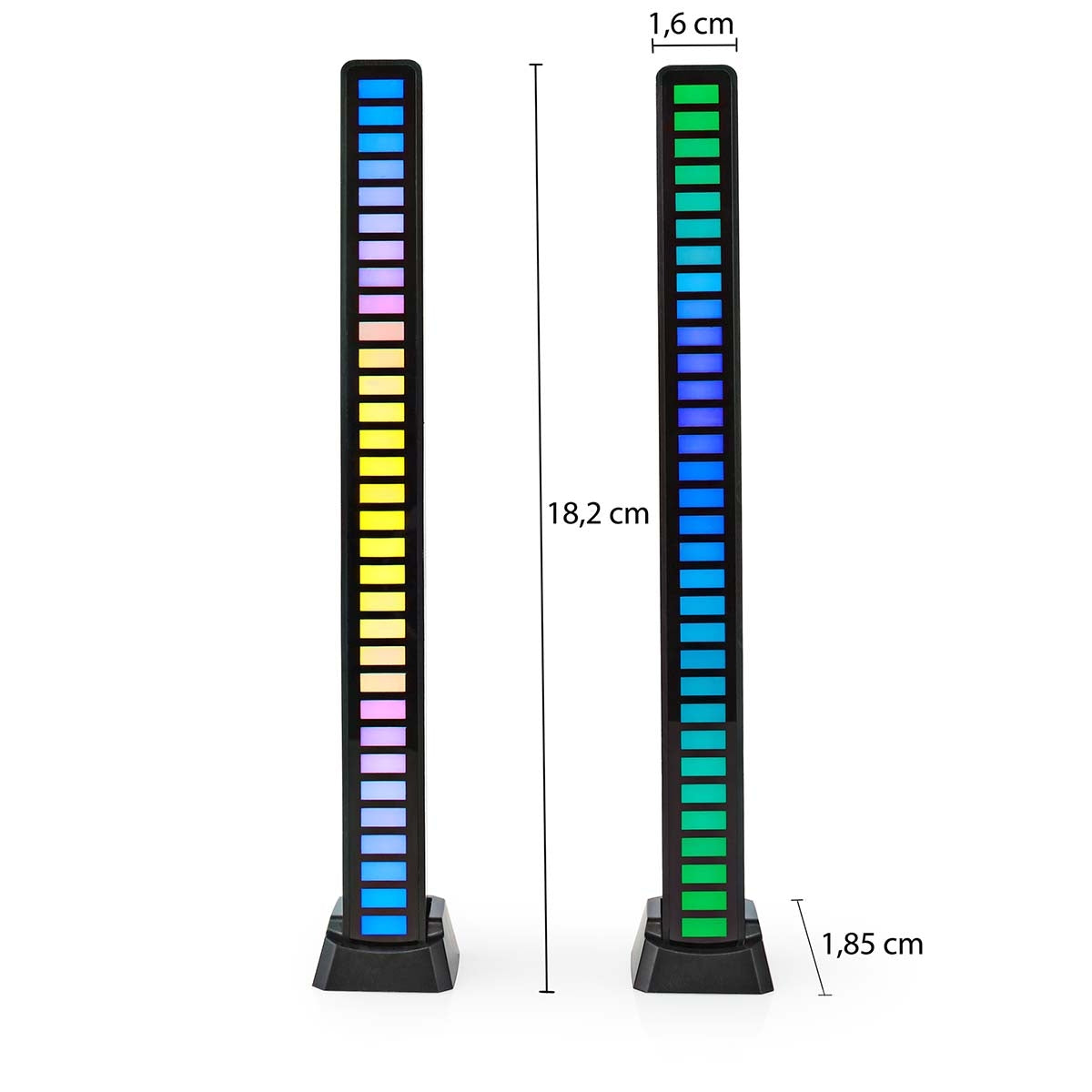 Spell light | RGB | Battery powered | Used for: Computer / Desktop | Black
