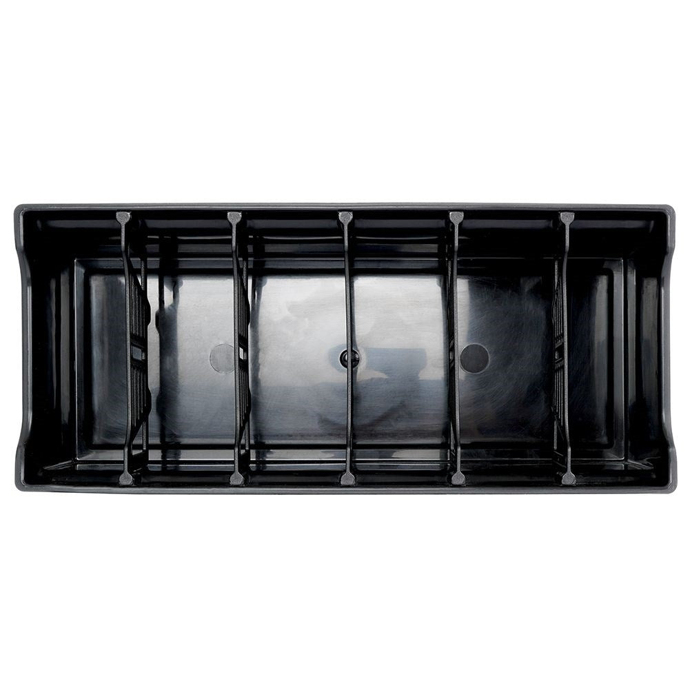 Spice bag storage: Black plastic, order in cabinets and drawers
