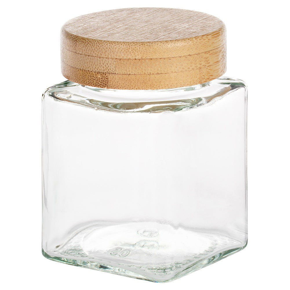 Spice container glass 100 ml 24 pcs + 90 stickers