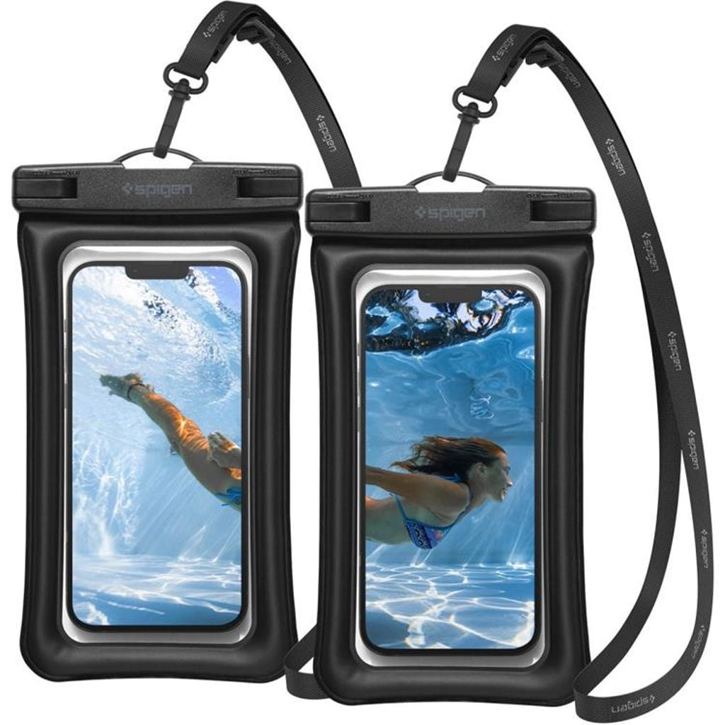 Spigen A610 Universal Waterproof Liquid Case , 2-pack - Black