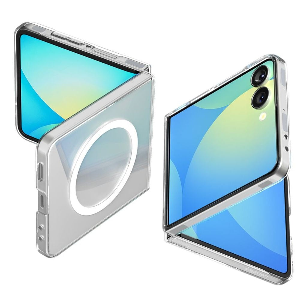 Spigen Airskin Magsafe-skal till Samsung Galaxy Z Flip 7 - Transparent/Vit