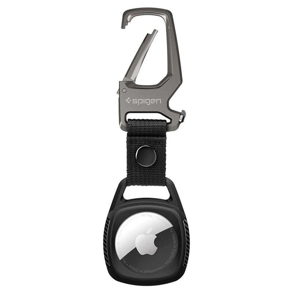 Spigen Apple Airtag Rugged Armor Case - Matte Black