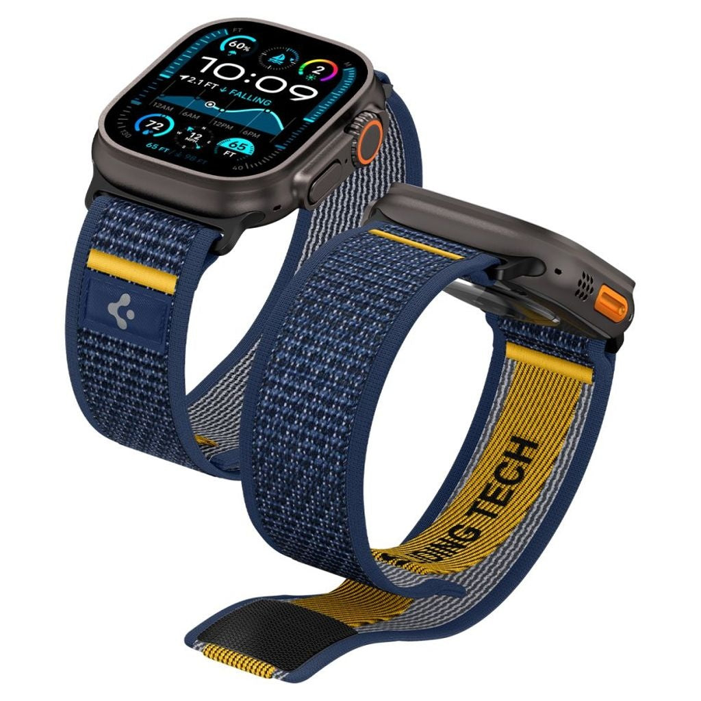 Spigen Athlex Air Klockarmband För Apple Watch 44/45/46/49 Mm - Marinblå
