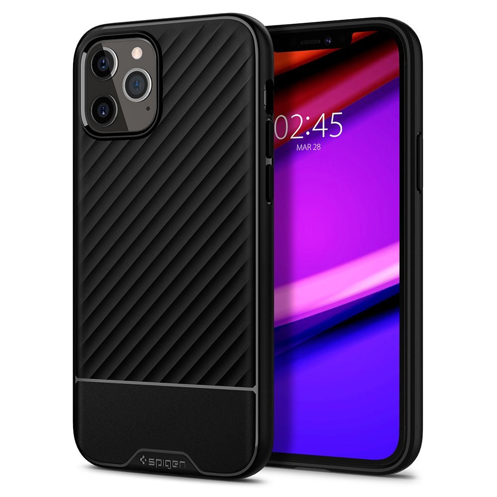 Spigen Core Armor Case for iPhone 12/12 Pro - Black