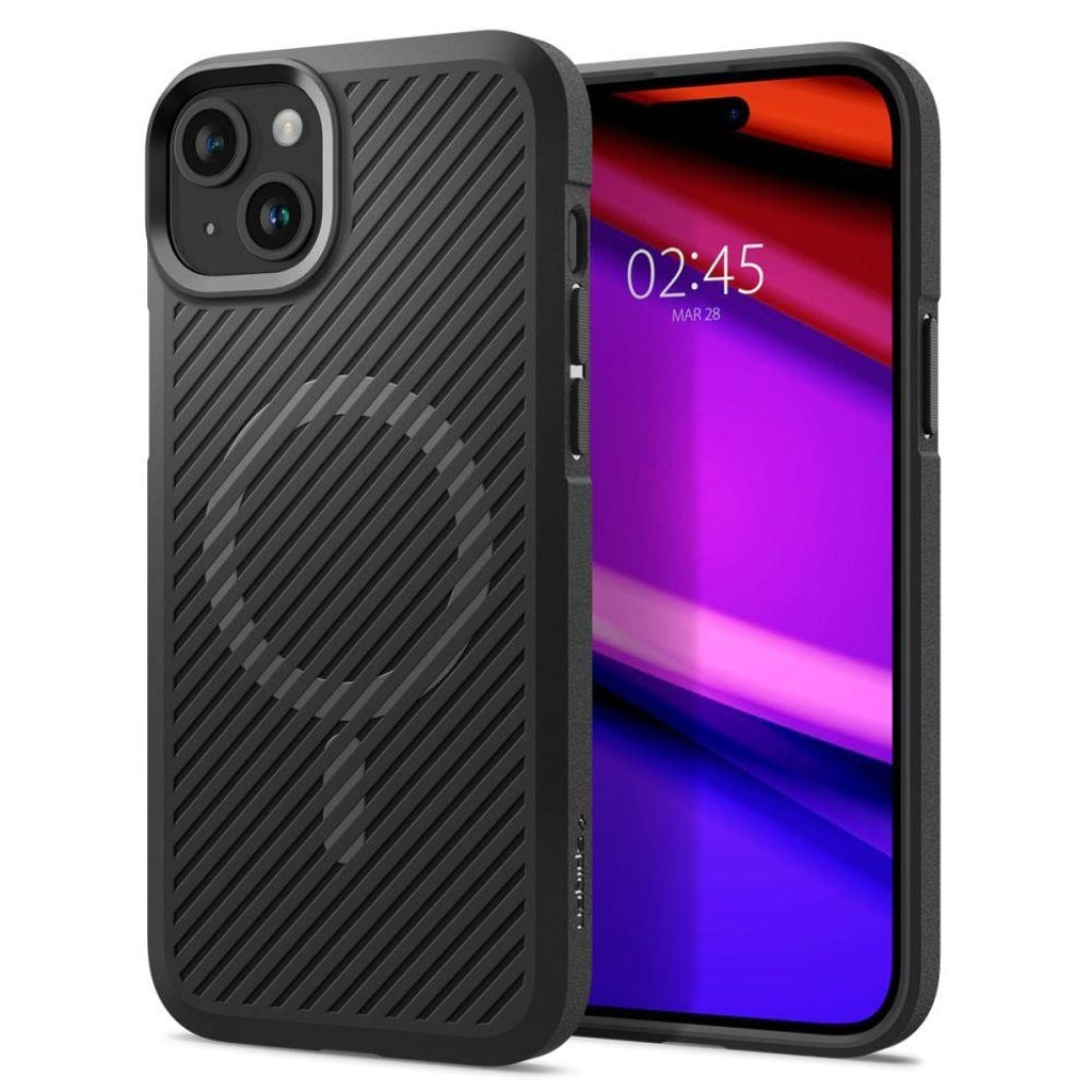Spigen Core Armor Mag iPhone 15 Pro Case - Black