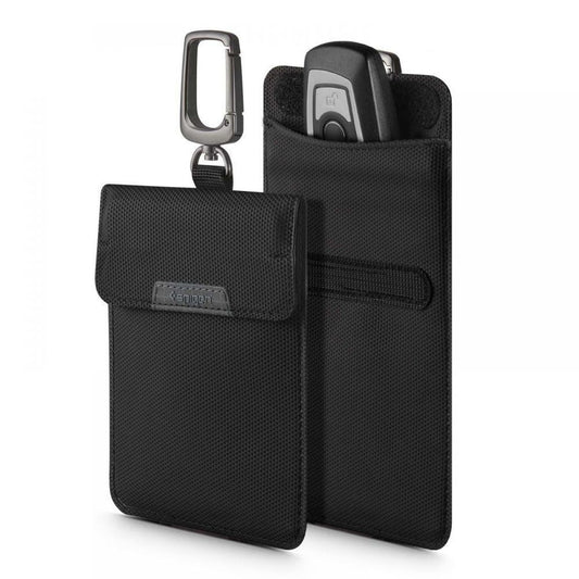 Spigen Faraday Cage Case Keyless RFID Signal Blocker - Black