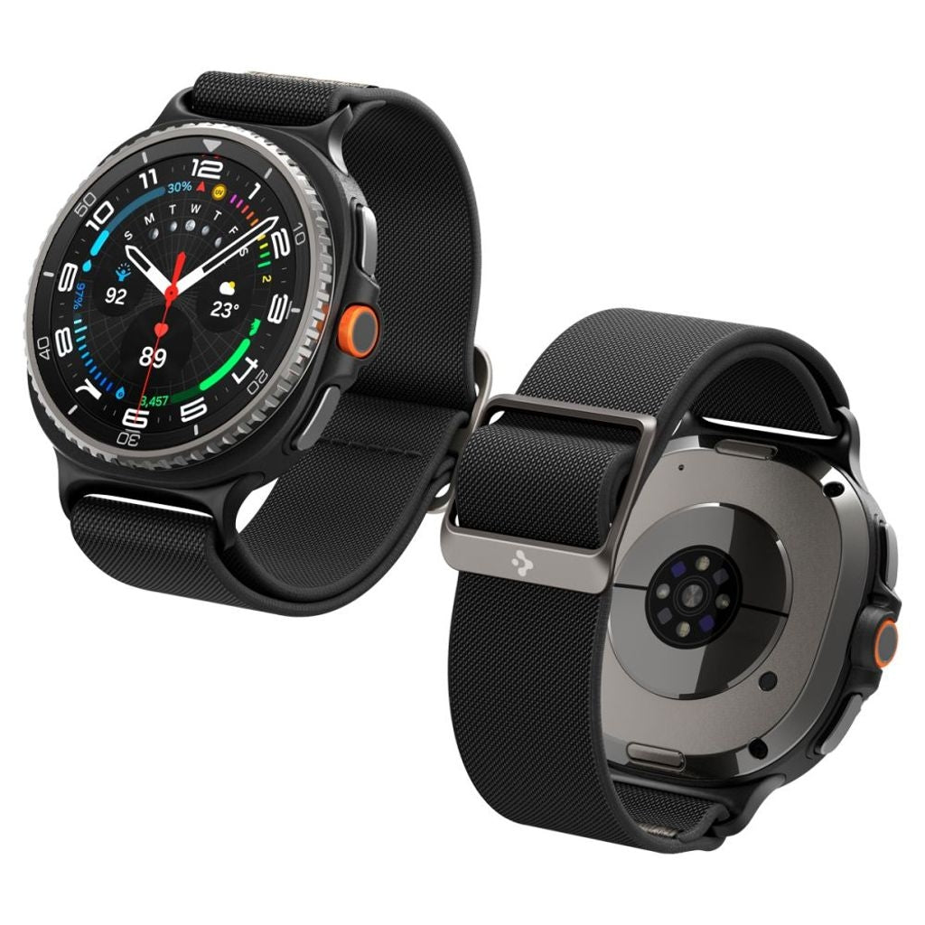 Spigen Fit Lite Klockarmband För Samsung Galaxy Watch 40/44/46 Mm - Svart