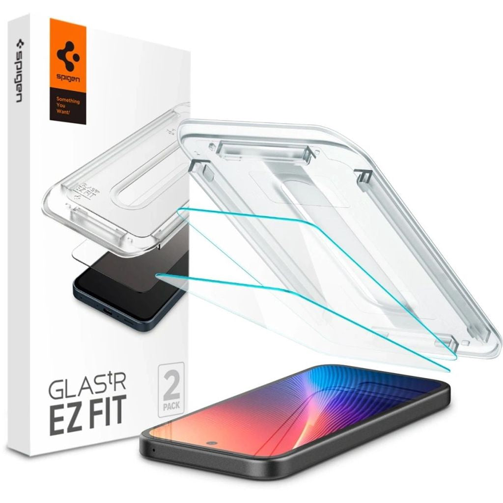 Spigen Glas.Tr Ez Fit 2-pack skärmskydd för Google Pixel 9A