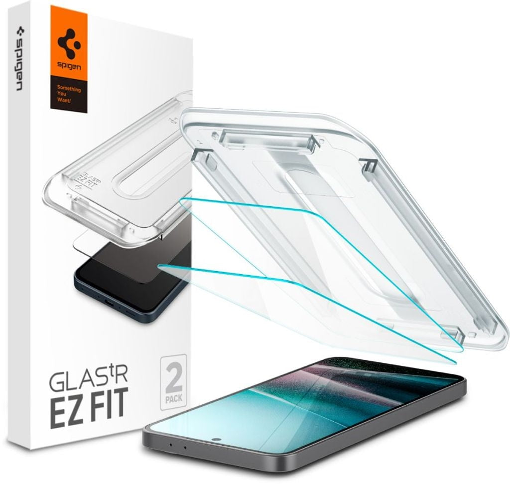 Spigen Glas.Tr Ez Fit 2-pack skärmskydd för Samsung Galaxy A36 5G