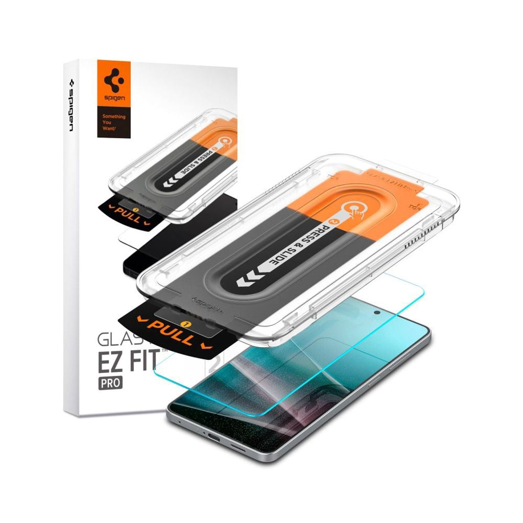 Spigen Glas.Tr Ez Fit Pro 2-pack skärmskydd för Samsung Galaxy S25 Edge