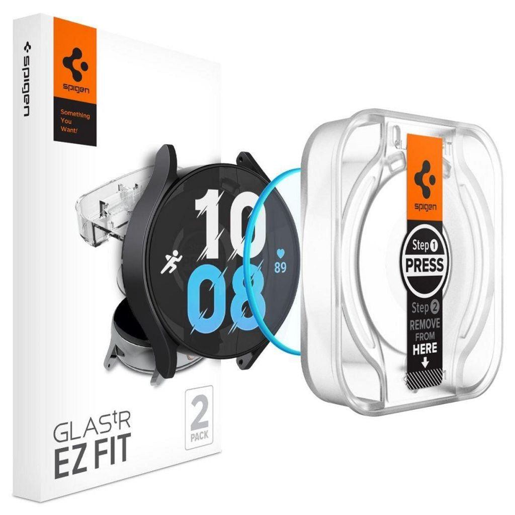Spigen Glas.Tr "Ez-Fit" Tempered Glass Screen Protector Galaxy Watch 6 40mm - 2-pack
