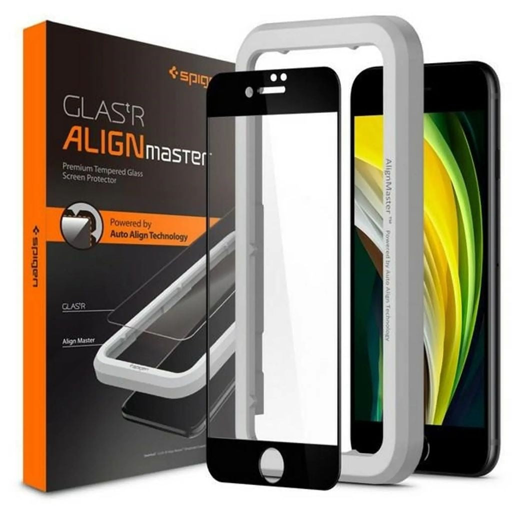 Spigen Glass FC AlignMaster Tempered glass screen protector iPhone 7/8/SE 2020/2022