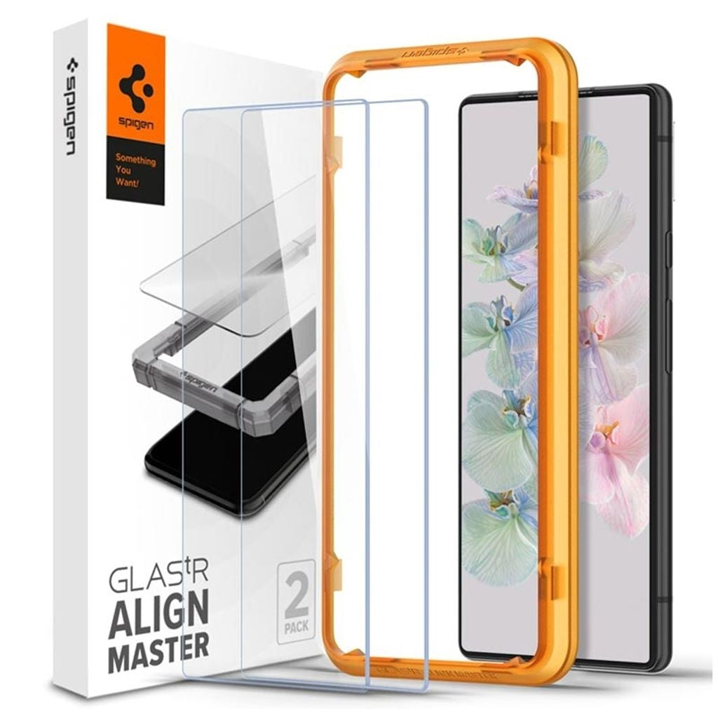 Spigen Google Pixel 7 Screen protector in tempered glass Alm Glass.Tr Slim, 2-pack