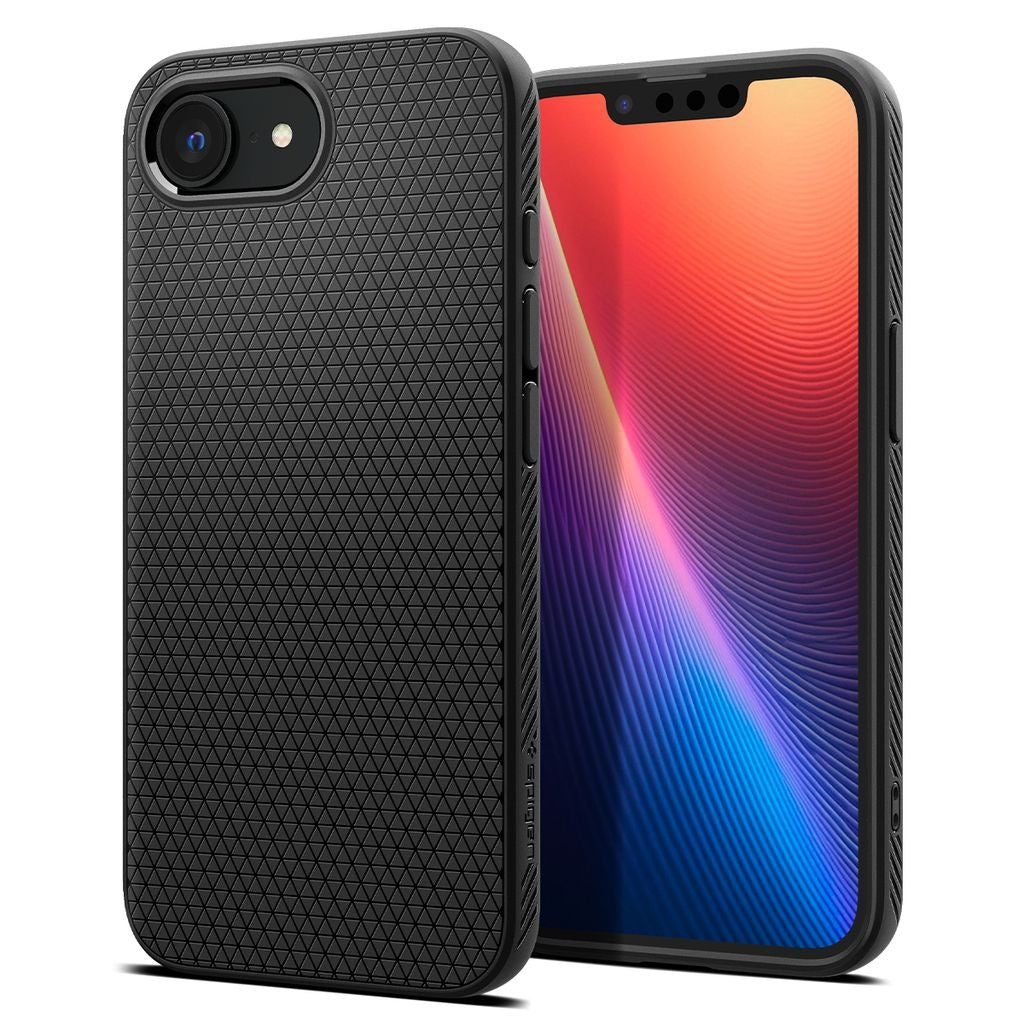 Spigen Liquid Air iPhone 16e Case - Matte Black