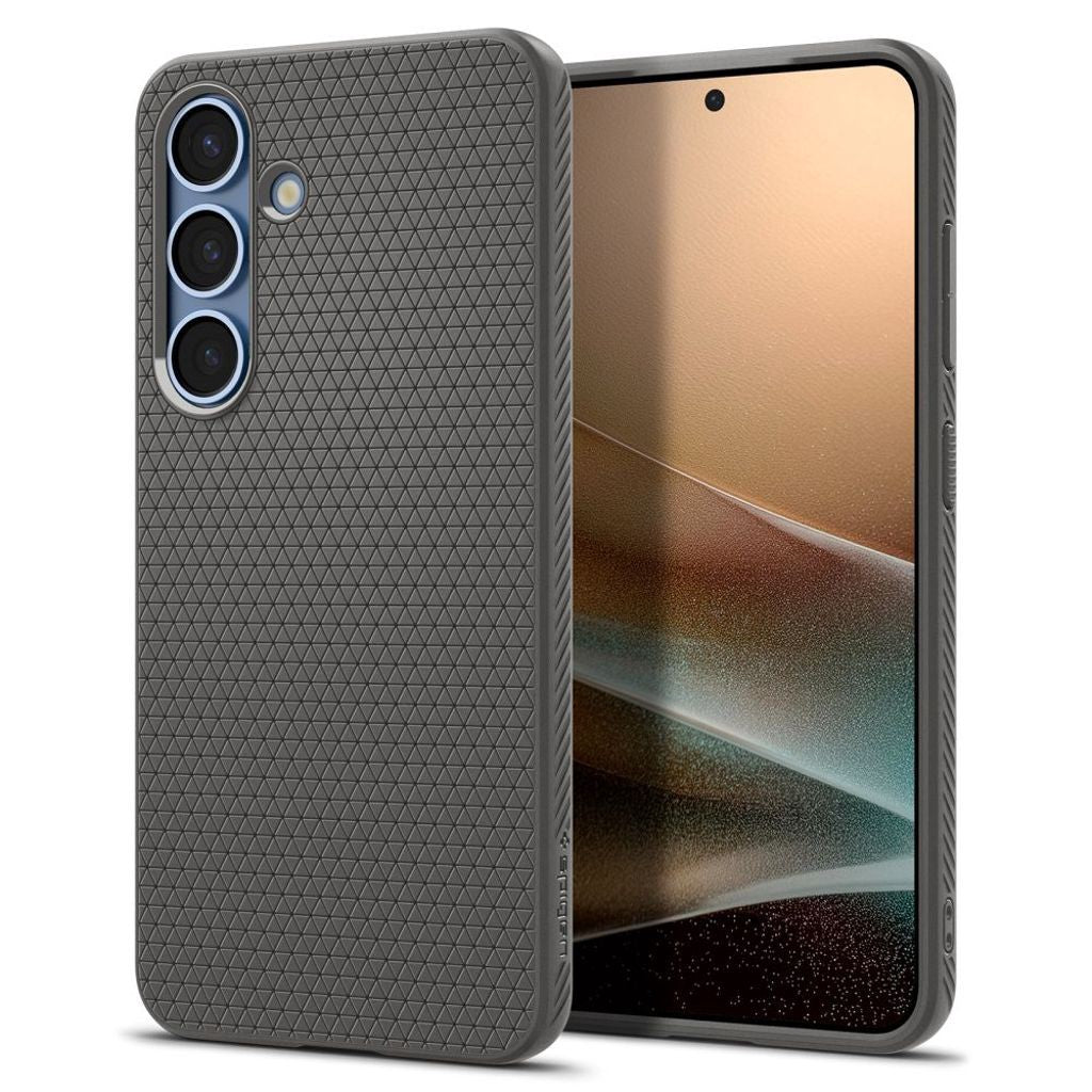 Spigen Liquid Air-skal till Samsung Galaxy S25 - Grå