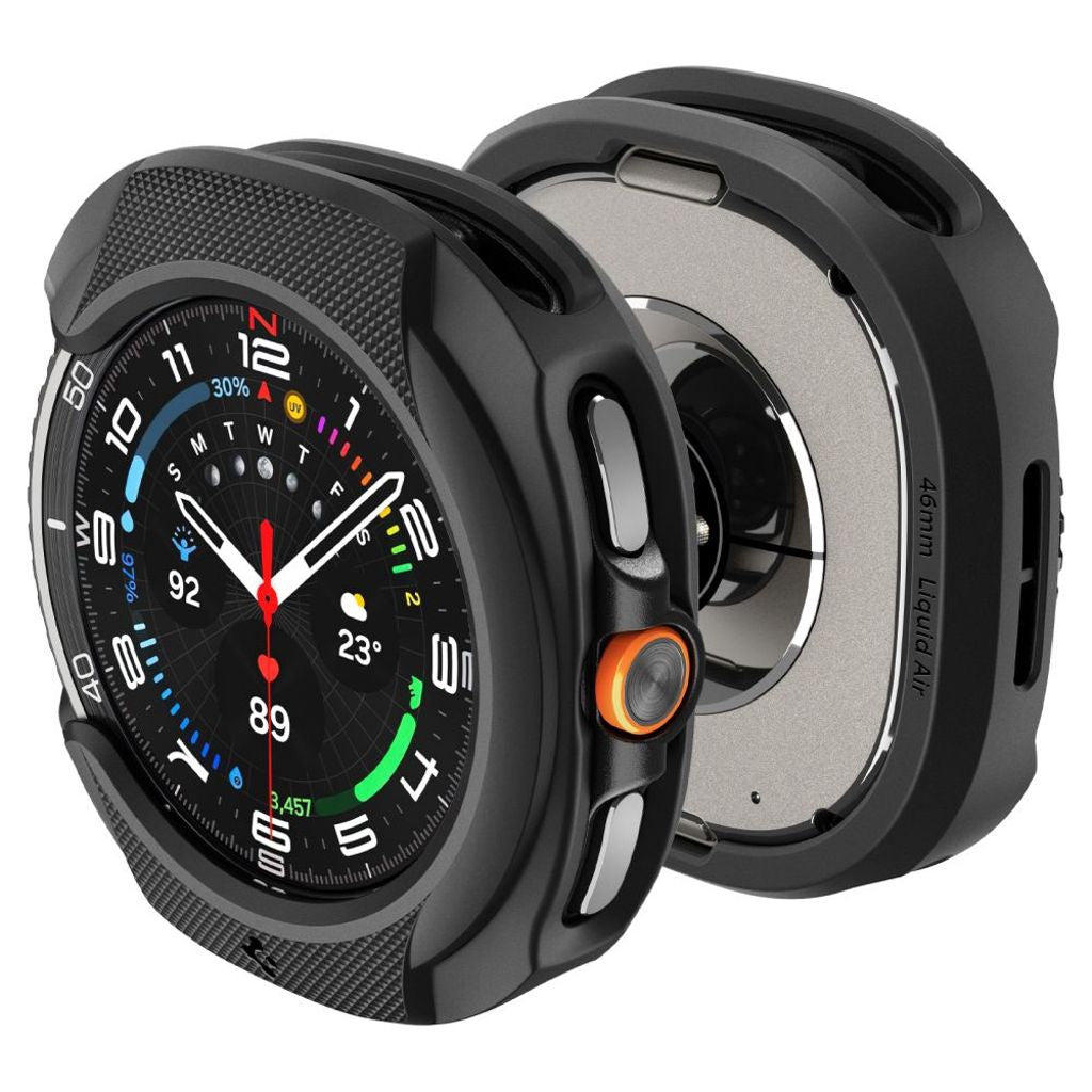 Spigen Liquid Air-skal till Samsung Galaxy Watch 8 Classic 46 mm - Svart