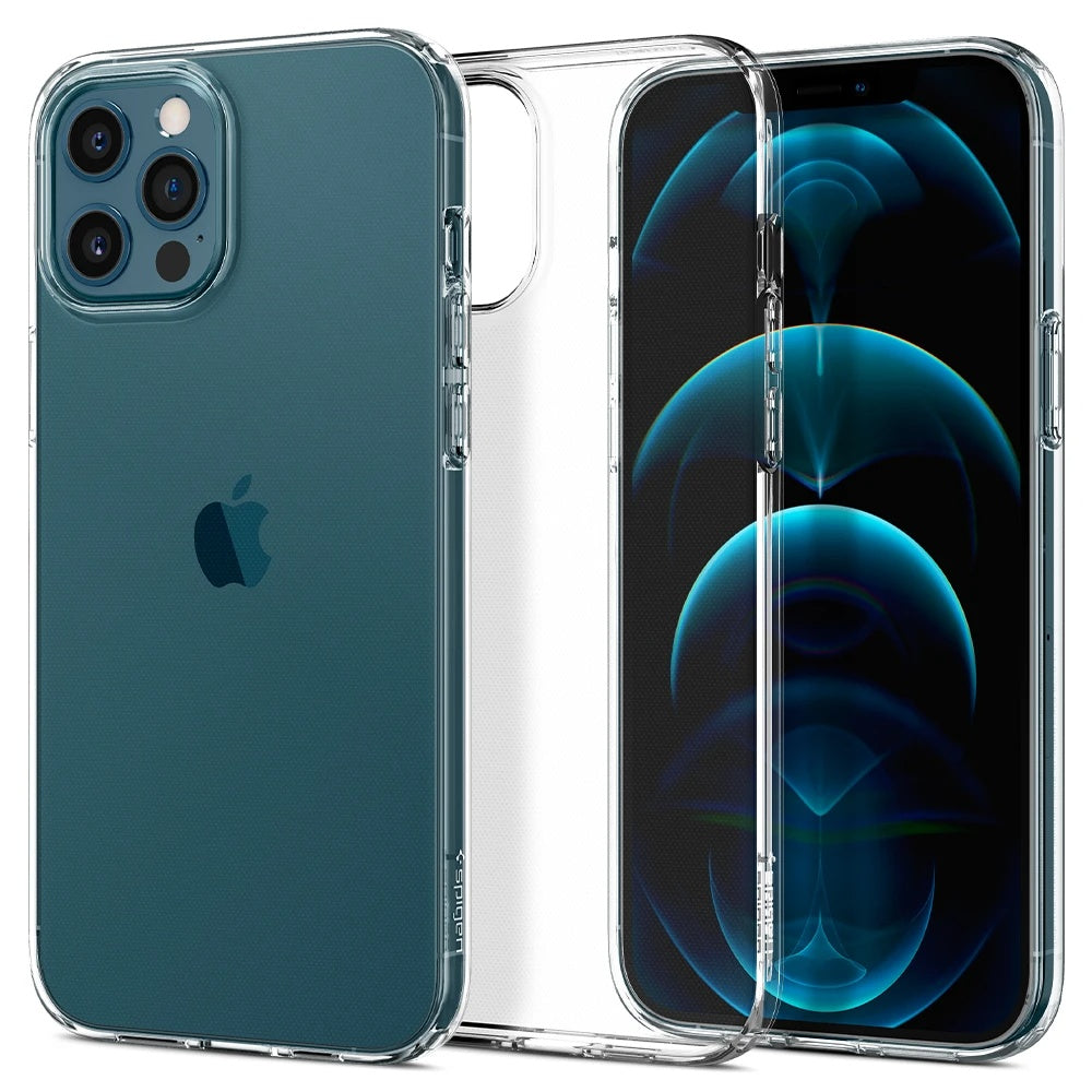 Spigen Liquid Crystal Cover for iPhone 12/12 Pro - Transparent