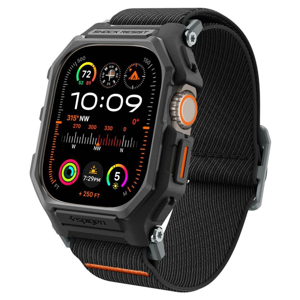 Spigen Lite Fit Pro Klockarmband För Apple Watch Ultra 1/2 (49 Mm) - Mattsvart