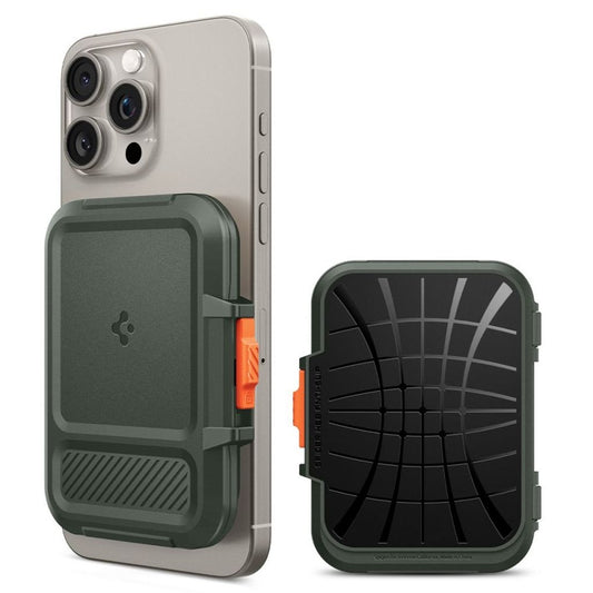 Spigen Lock Fit Magsafe-korthållare – Grön