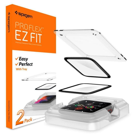 Spigen Proflex “Ez Fit” Hybrid Glass Screen Protector Apple Watch 4/5/6/Se (44Mm)
