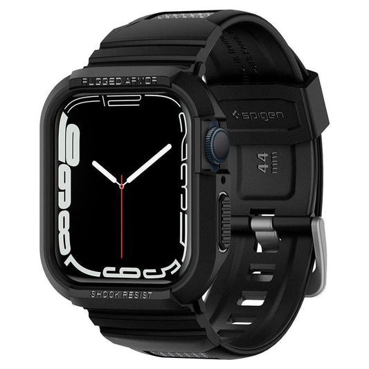 Spigen Rugged Armor Case "Pro" Apple Watch 4/5/6/7/8/Se (44/45Mm) - Black
