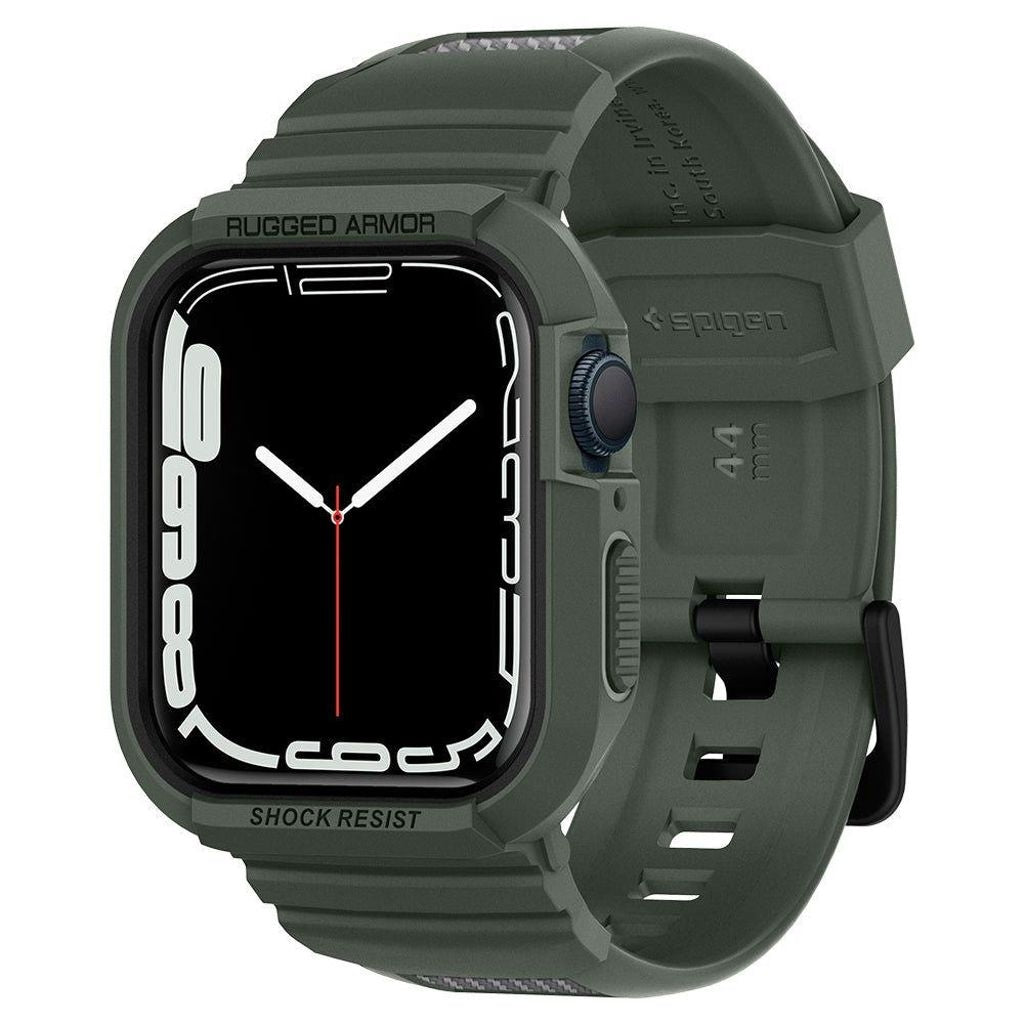 Spigen Rugged Armor Case "Pro" Apple Watch 4/5/6/7/8/Se (44/45 Mm) - Green