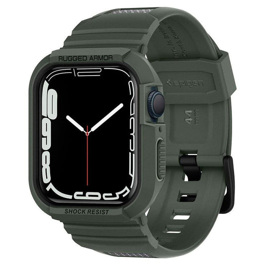Spigen Rugged Armor Case "Pro" Apple Watch 4/5/6/7/8/Se (44/45 Mm) - Green