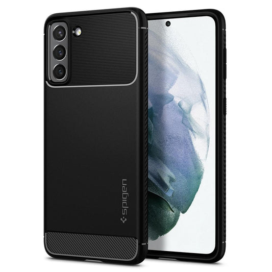 Spigen Rugged Armor Cover for Galaxy S21 - Black