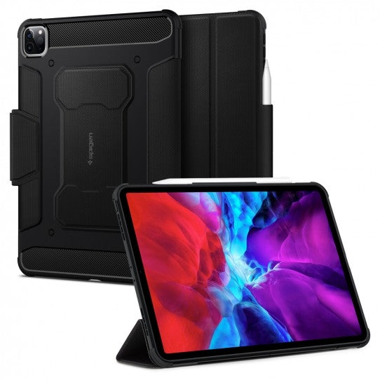 Spigen Rugged Armor Pro Case for iPad Pro 11" 2018/2020/2021/2022 - Black