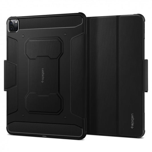 Spigen Rugged Armor Pro Case for iPad Pro 12.9" 2022, 2021 - Black