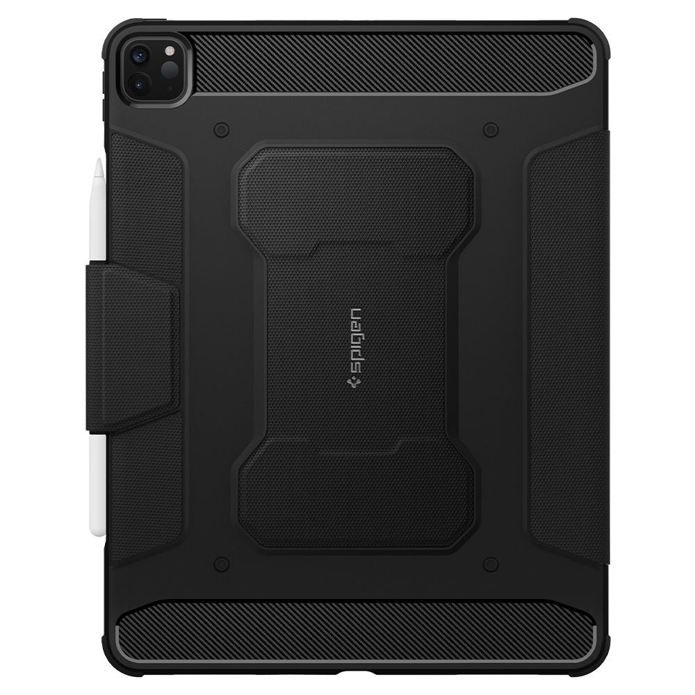 Spigen Rugged Armor Pro Case for iPad Pro 12.9" 2022, 2021 - Black