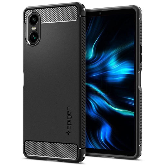 Spigen Rugged Armor-skal till Sony Xperia 10 Vi - Mattsvart