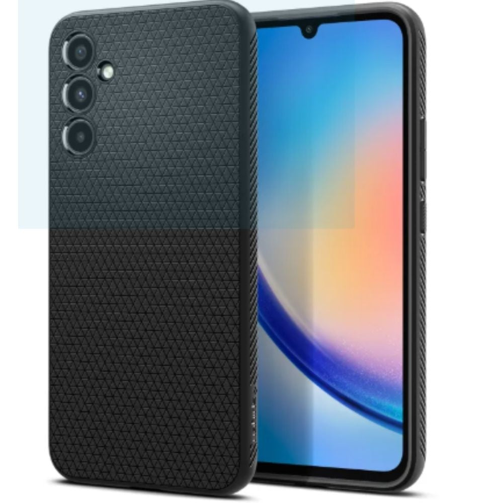 Spigen Samsung Galaxy A34 5G Liquid Air Cover - Matte Black