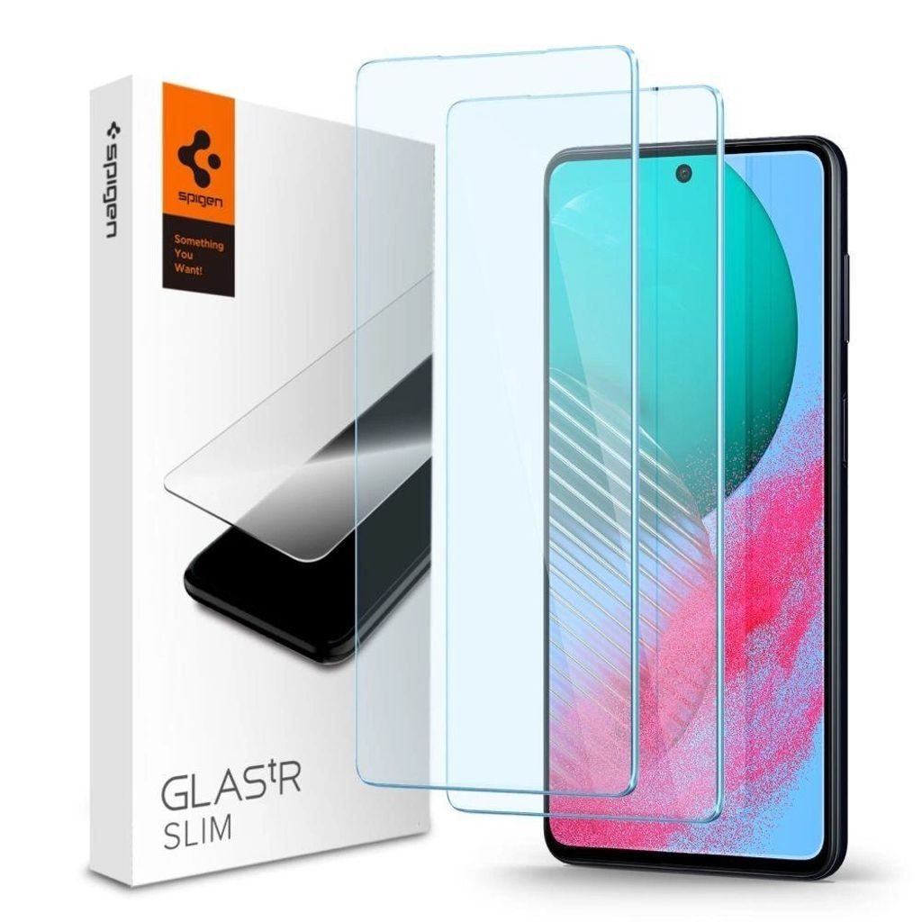 Spigen Samsung Galaxy M54 5G Screen protector in tempered glass Glas.Tr Slim, 2-pack