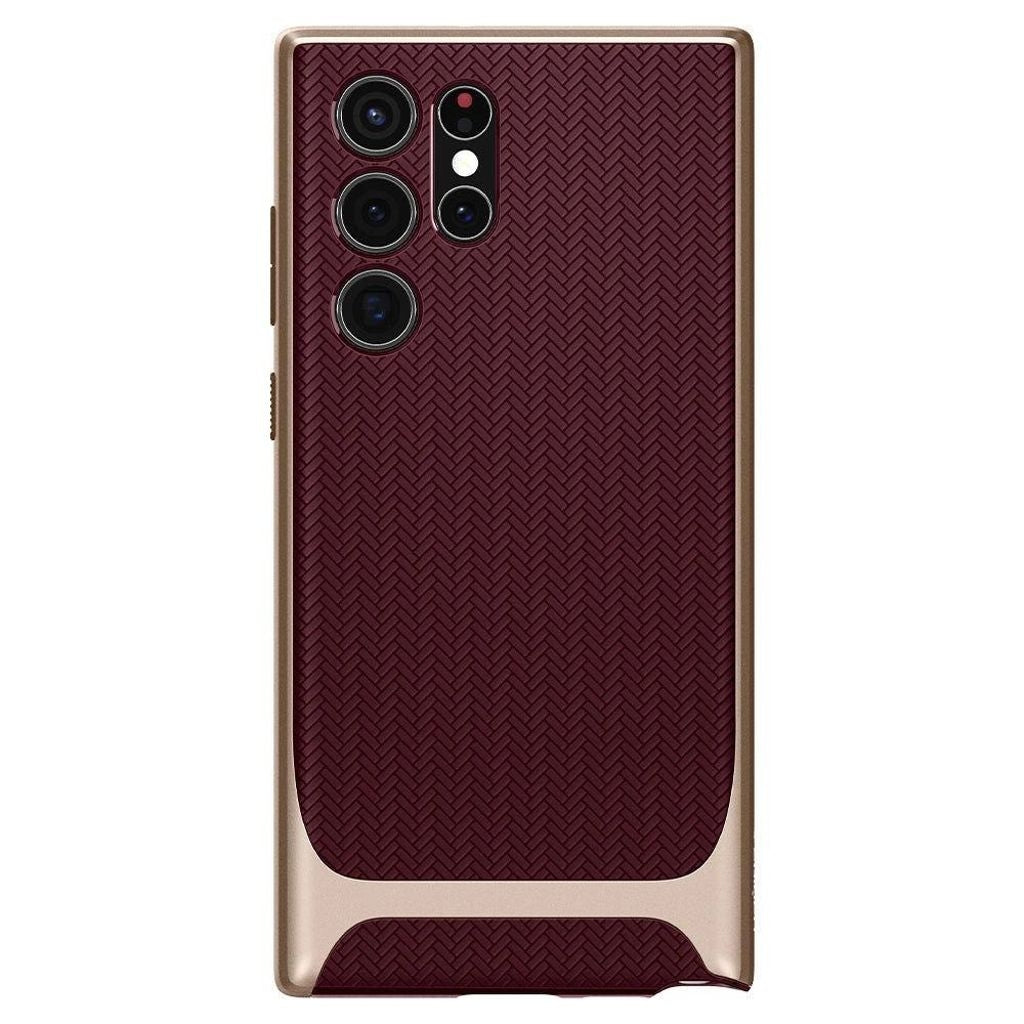 Spigen Samsung Galaxy S22 Ultra Neo Hybrid Galaxy Case - Burgundy