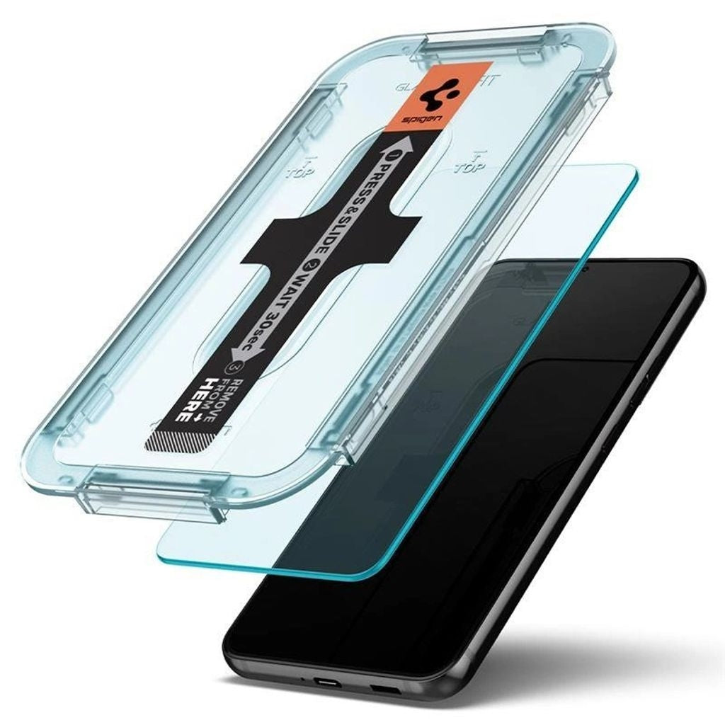 Spigen Samsung Galaxy S22 screen protector in tempered glass Glas.Tr "Ez Fit", 2-pack