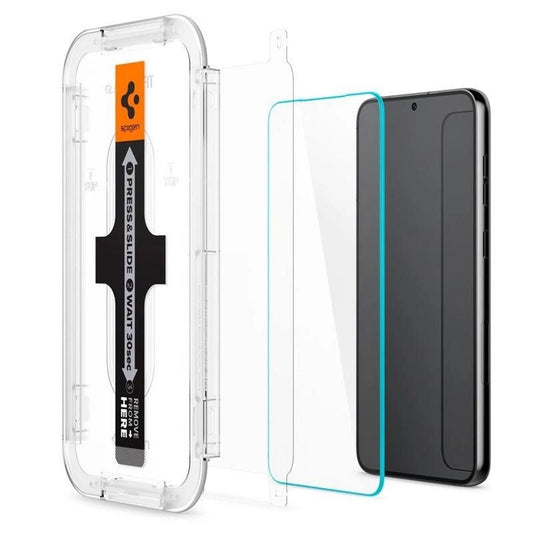 Spigen Samsung Galaxy S23 Glas.Tr "Ez Fit" Screen Protector Tempered Glass, 2-Pack