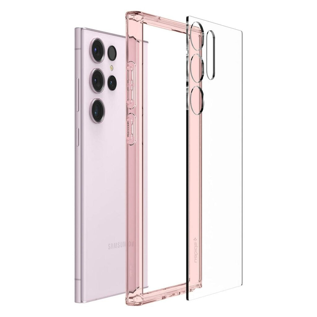 Spigen Samsung Galaxy S23 Ultra Ultra Hybrid Case - Rose Crystal